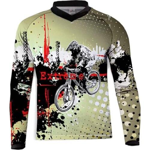 2019 Motor Cross Long Sleeve T-Shirt bmx clothes cycling clothing cycling tshirt jersey