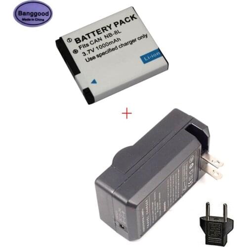 Banggood 3.7V 1000mAh NB-8L NB8L NB 8L CNB-8L Camera Battery for Canon PowerShot A3100 A3200 A3300 IS A2200 IS A3000 IS A1200