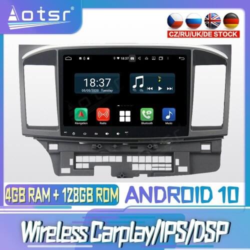 Android 10 PX6 128G For MITSUBISHI LANCER 2015 - 2016 DVD GPS Navigation Auto Radio Stereo Video Multimedia Player HeadUnit 2din