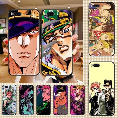 JoJos Bizarre Adventure Phone case For Xiaomi Mi Max Note 3 A2 A3 8 9 9T 10 Lite Pro Ultra black tpu waterproof silicone cover