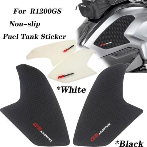 For BMW R1200GS R 1200 GS ADV Adventure 2004 - 2013 Motorcycle Non-slip Side Fuel Tank Stickers Waterproof Pad Rubber Sticker