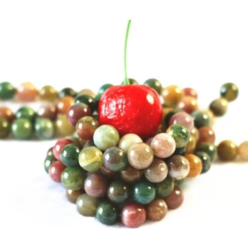 HOT indian agat beads natural stone carnelian onyx Jewelry making 6mm 8mm 10mm 12mm round loose beads 15"B123