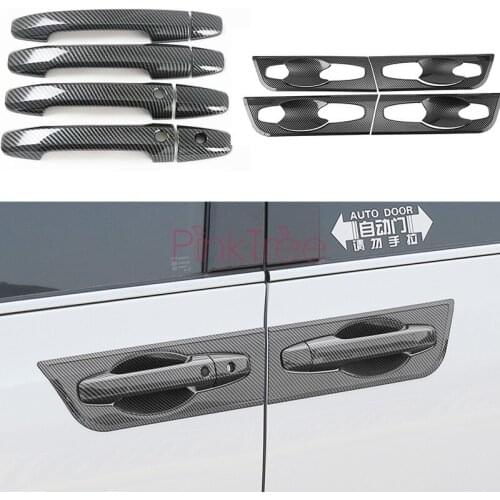 Chrome Car Side Door Handle Covers Trim Sticker Auto Exterior Accessories Styling For HONDA Odyssey 2016- 2021