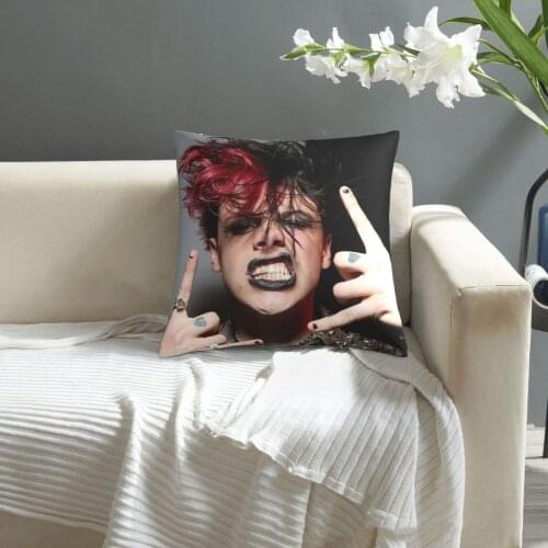 Yungblud pillowcase printed cushion cover sofa waist pillow pillow cover
