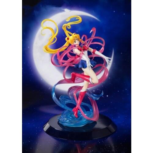 SAILOR MOON Transformation TSUKINO USAGI Statue Beauty Girls Collection Action Figure Toys