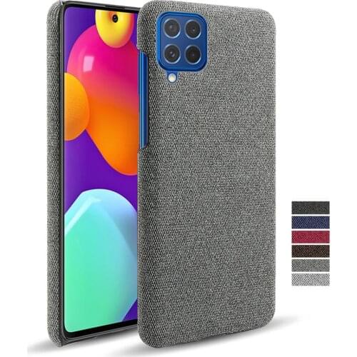 Cloth Leather Case For Samsung Galaxy F62 F41 M62 M21s A02 M02 S A11 A12 A41 M51 M31 S20 FE S21 Plus Note 20 Ultra Cover Funda