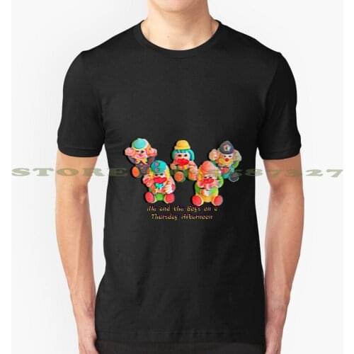 Me And The Boys On A Thursday Afternoon Graphic Custom Funny Hot Sale Tshirt Clown Clowncore Kidcore Tumblr Colorblock Kawaii