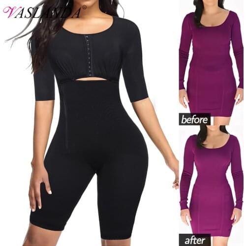 Women Shapewear Plus Size Fat Burning Full Body Shaper Slimming Bodysuit Postpartum Recovery Waist Trainer Weight Loss Underwear
