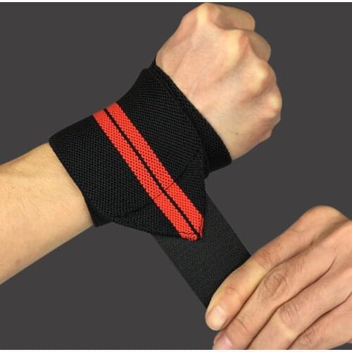 1Pc Wrist Support Straps Wraps For Weight Lifting Wristband Elastic Breathable Bandage Gym Fitness Wrist Brace Support Strap Hot