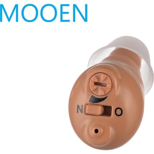 2021 Hearing Aid Audifonos Ear Sound Amplifier rechargeable Super MINI Hearing Aids for Elderly/Deaf Hearing Amplifier Invisible