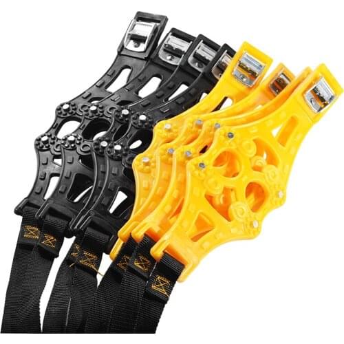 4pcs/set 8pcs/set Car Tyre Winter Roadway Safety Tire Snow Adjustable Anti-skid Safety TPU Chains Double Snap Skid Wheel Parts