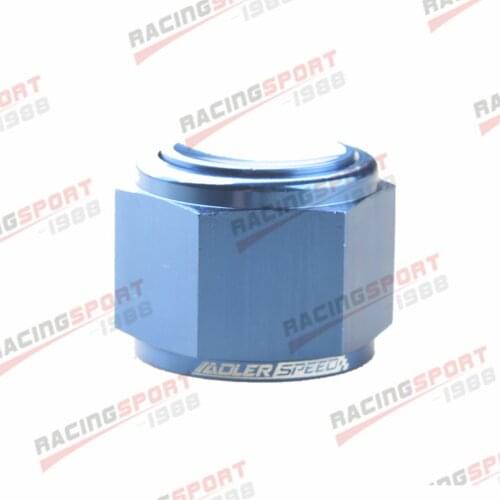 Aluminum 12AN AN-12 AN12 -12AN Flare Cap Block Off Fitting Adapter Blue
