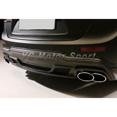 Car Accessories FRP Fiber Glass Rear Half Bumper Lip Spoiler Fit For 2014-2015 Ghibli WA BBE Style Rear Skirt Rear Diffuser