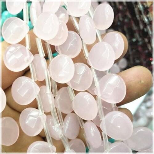 26pcs faceted pink glass beads for bracelets making size 13x13mm teardrop shape nice beads findings diy jewelry