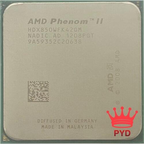 AMD Phenom II X4 850 3.3 GHz Duad-Core CPU Porcessoe HDX850WFK42GM Socket AM3