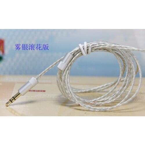 Diy earphone cable silver plated wire