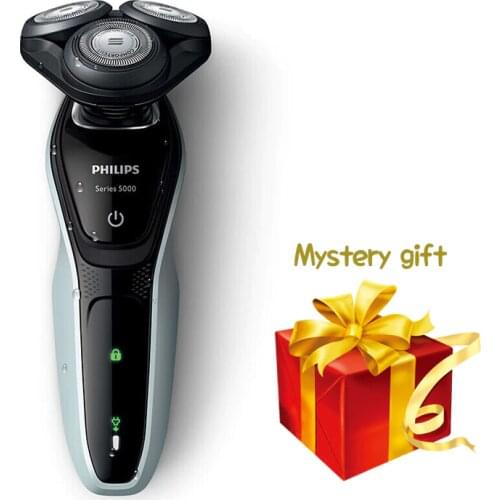 100% Original Philips Electric Shaver S5080 Rotary Rechargeable Washable Wet&Dry Electric Razor With 3D Floating Heads For Men