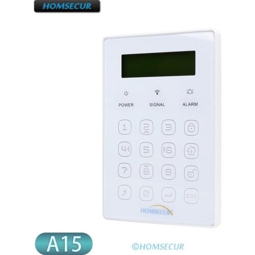 HOMSECUR Wireless Two-way Password Keypad A15 for Home Alarm System