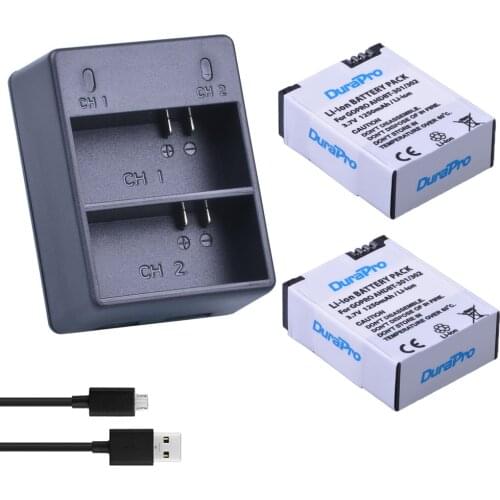 2pcs AHDBT-301 AHDBT 301 Li-ion Battery + Dual Charger AHDBT-301 AHDBT-201 for Gopro Hero 3+/3 Hero3+ Hero3 Camera Hero3 Go Pro