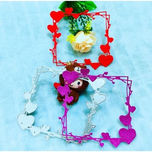 Love frame Metal Cutting Dies for DIY Scrapbooking Album Paper Cards Decorative Crafts Embossing Die Cuts