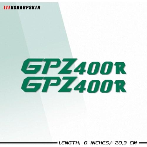 New motorcycle bicycle fuel tank sticker wheel helmet MOTO waterproof reflective logo for KAWASAKI GPZ 400R GPZ400R