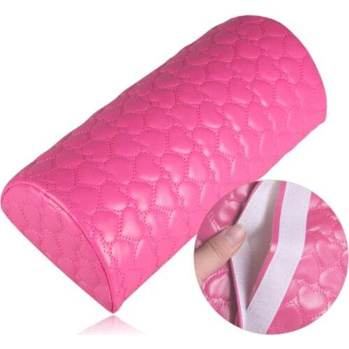 Hand Arm Rest Semicircle Cushion Pillow Nail Art Design Manicure Care