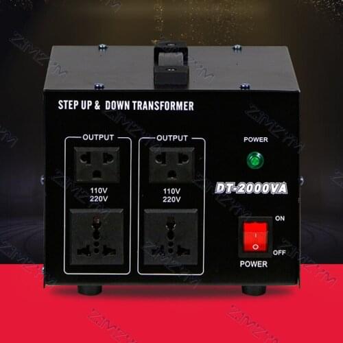 2000W Heavy Voltage Regulator Converter Power Transformer 220V to 110V /110V to 220V Converter Transformer Electrical Home-use