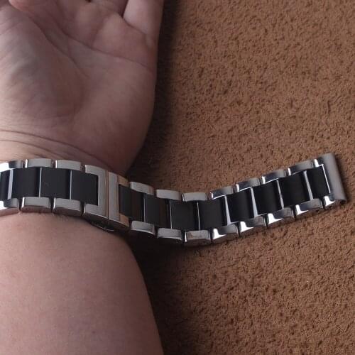 18mm 22mm 20mm 23mm 24mm Stainless Steel Watch Band Strap For SAMSUNG Galaxy Watch 42 46mm GEAR S3 Gear S2 Classic quick release