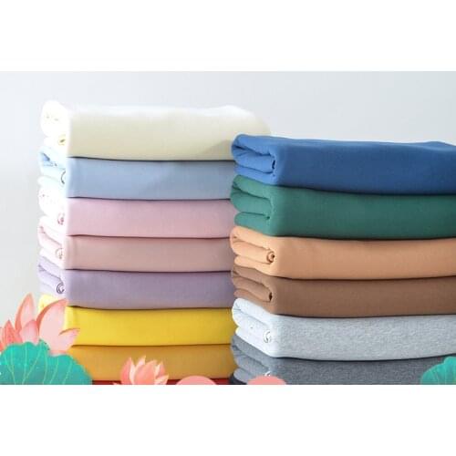 Sportswear Fabrics Terry Fabric for Sweater Cloth 50*185cm 100% Cotton DIY Sewing Handmade Cotton Knitted Jersey Fabric