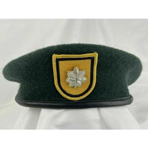 Tomwang2012 US Army 1th Special Forces Group Green Beret Lieutenant Colonel Military Hat