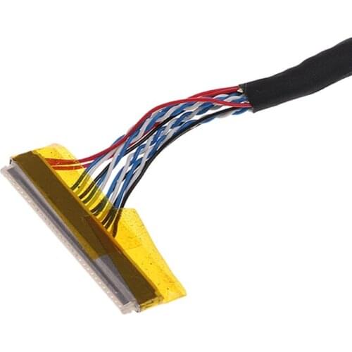 Universal FIX 30 Pin 1ch 6bit LVDS Cable 26cm For 14.1-15.6inch LCD Panel
