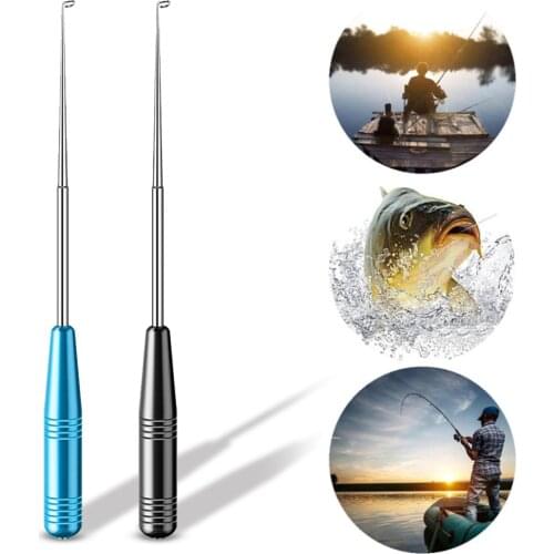 Fishing Universal Fly Nail Knot Tying Tools Hook Remover Quick Knot Tying Loop Knot Tyer Tool and Carabiner Clip