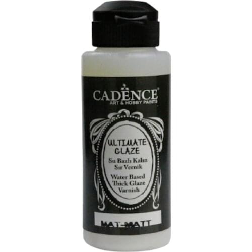 Cadence Ultimate Glaze Water Based Thick Glaze Varnish Matt Matt Varnish 120ml