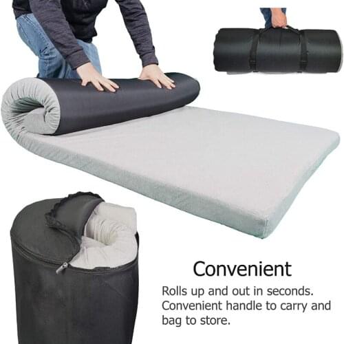 Fabric Memory Foam Waterproof Folding Camping Portable Ultra Light Comfortable Travel Sleeping Mat Outdoor And Indoor