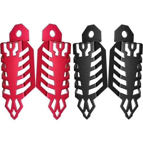 2Pcs Motorcycle Rear Shock Absorber Fork Suspension Decoration Protection Spring Dust Cover for Modified Motorcycle