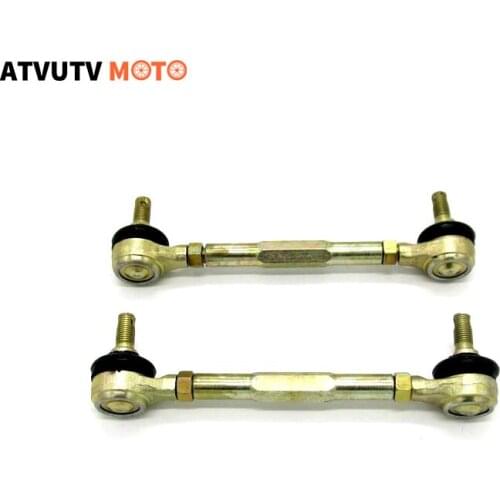 1pair M10 Adjustable Steering Shaft Tie Rod Rack Kit Left&right Hand Tie Rod Ball Joint For Atv Quad Go Kart 110-150MM 160-190MM