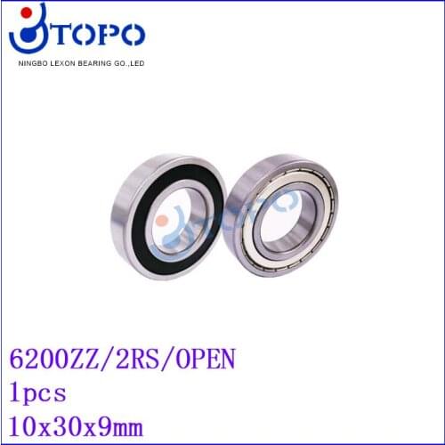 10*30*9mm Deep Groove Ball Bearings6200 ZZ/2RS/OPEN