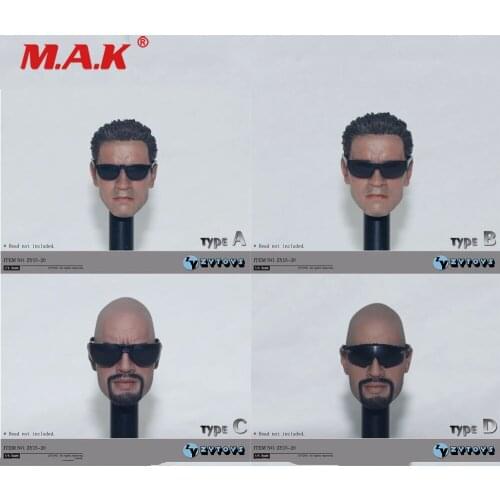 4pcs/set 1/6 Scale Black Glasses Sunglasses For 12" Action Figure Toys Female Glasses Accessory ZYTOYS ZY15-20