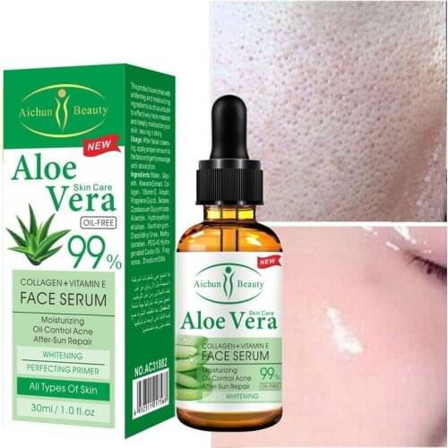 Aloe Vera Gel Pure Hyaluronic Acid Serum Facial Moisturizing Skin Repair Essence Whitening Anti Wrinkle Face Cream