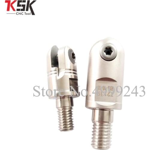 Anti vibration thread ball cutter head can be changed to lock ball head milling cutter head T2139 R5 6 R8 R10 12.5