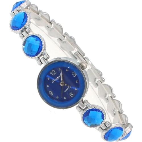 Chaoyada women office ladies gold stainless steel luxury quartz wristwatch girls electronic waterproof dress bracelet watches