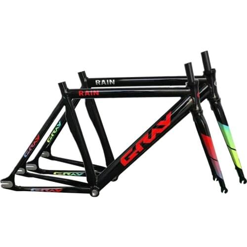 RAIN Aluminum Fixed Gear Bicycle Frameset 700C*52cm racing track Bike Fixie frame Track Frame