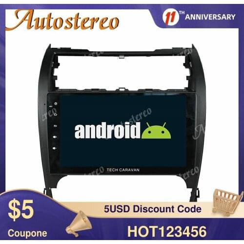 DSP 2.5D Android 9.0 Car GPS Navigation For Toyota Camry 2012 2013 2014 2015 2016 Auto Radio Multimedia Player No DVD Player IPS