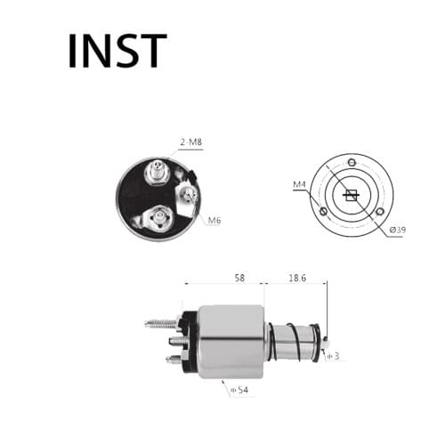 ELECTROMAGNETIC SWTICH SOLENOID FOR 12V 1.2KW 502326 590 460011 461109 461939 462869 12417832149 7832149