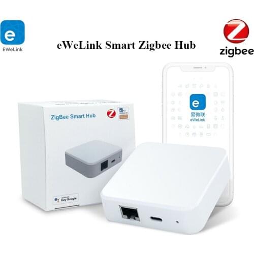 EweLink Smart Zigbee Gateway WiFi Gateway Wireless Smart Bridge APP Remote Control Connects to All Ewelink ZigBee 3.0 Products