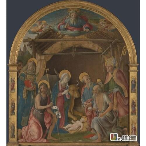 Canvas Prints (The Birth of Jesus) wholesale wall art oil painting canvas printed decoration for livingroom Religion-390