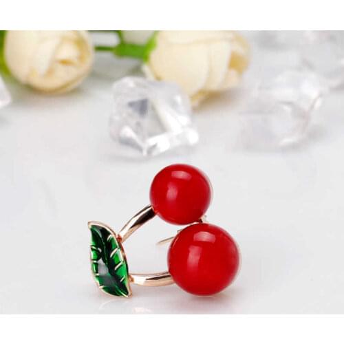 Fashion Hot Replica Topic Exclusive Blossom Riverdale Cherries Cheryl Brooch PinFashion personality alloy drop oil Yin brooch