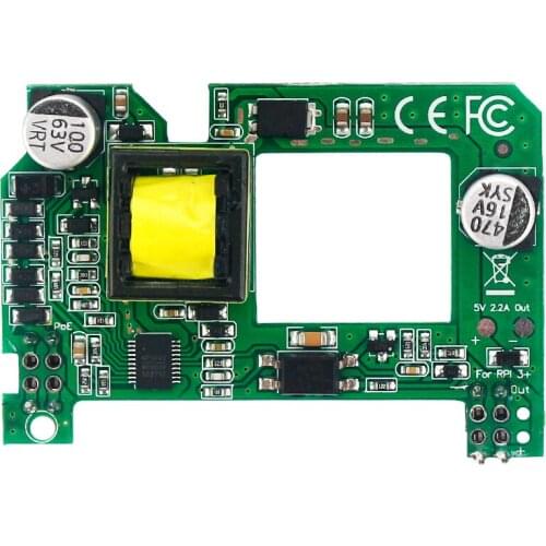 Raspberry Pi POE HAT Power Over Ethernet Module + AT Protocol IEEE 802.3af/802.3at Standard POE Switches for Raspberry Pi 4B/3B