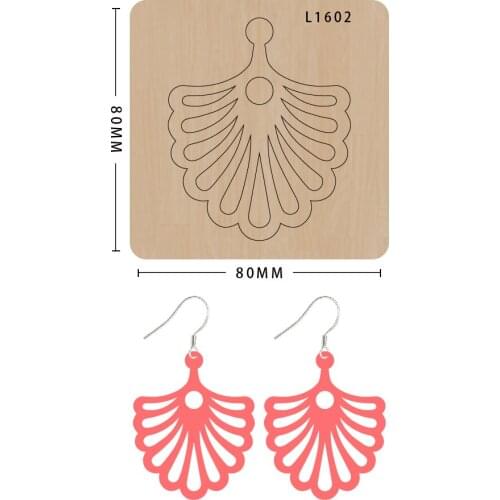 Earring New Wooden Die Mould Cutting Dies For Scrapbooking Suitable For Common Die Cutting Machines In The Market