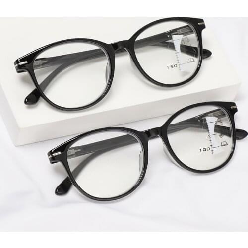 Unisex Progressive Multifocal Reading Glasses Blue Light Blocking Reading Glasses Presbyopia Glasses Computer Goggles Vision